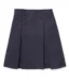 A pleated skirt with buttons on the side.