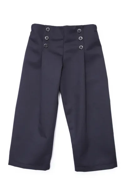 A pair of pants with buttons on the front.